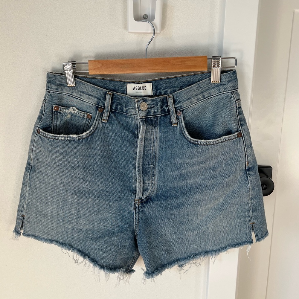 AGOLDE High Rise Denim Short